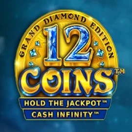 12 Coins Grand Diamond Edition online game logo by Wazdan on spinoloc.com