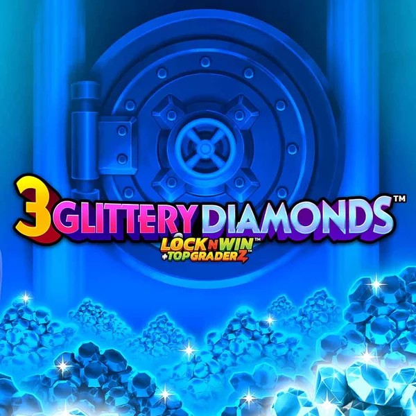 Play 3 Glittery Diamonds slot by PearFiction Studios on spinoloc.com