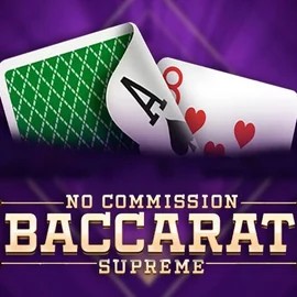 Baccarat Supreme slot visual from OneTouch Games available on spinoloc.com