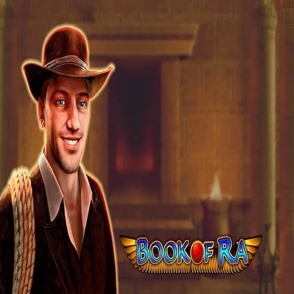 Book of Ra slot visual from Greentube available on spinoloc.com