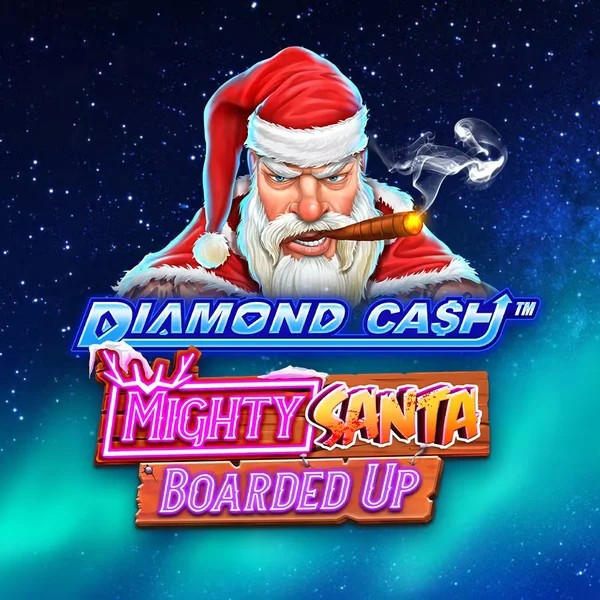 Try Diamond Cash Mighty Santa Boarded Up slot by Greentube on spinoloc.com – logo image