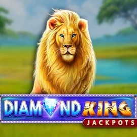 Official Jackpots logo: Diamond King Jackpots by SpinPlay Games at Spinoloco Casino