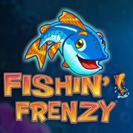 Fishin Frenzy logo – Slots by Blueprint Gaming at Spinoloco Casino