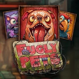 Fugly Pets slot logo by Stakelogic at Spinoloco Casino