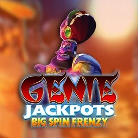 Genie Jackpots: Big Spin Frenzy online game logo by Blueprint Gaming on spinoloc.com