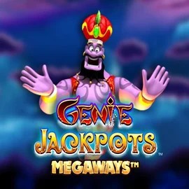 Genie Jackpots Megaways online game logo by Blueprint Gaming on spinoloc.com