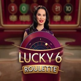 Official Live Casino logo: Lucky 6 Roulette by Pragmatic Play at Spinoloco Casino