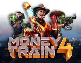 Slots logo of Money Train 4 from Relax Gaming at Spinoloco Casino
