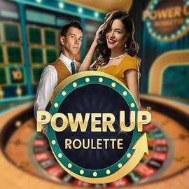 Live Casino logo of PowerUP Roulette from Pragmatic Play at Spinoloco Casino