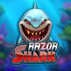 Official Slots logo: Razor Shark by Push Gaming at Spinoloco Casino