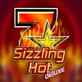 Enjoy Sizzling Hot Deluxe by Novomatic – logo hosted on spinoloc.com