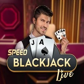 Speed Blackjack slot logo by Pragmatic Play at Spinoloco Casino