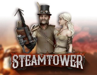 Steam Tower Slot logo by NetEnt Spinoloco Casino