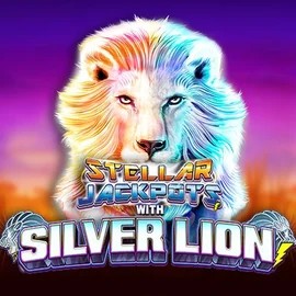 Try Stellar Jackpots with Silver Lion slot by Lightning Box Game on spinoloc.com – logo image