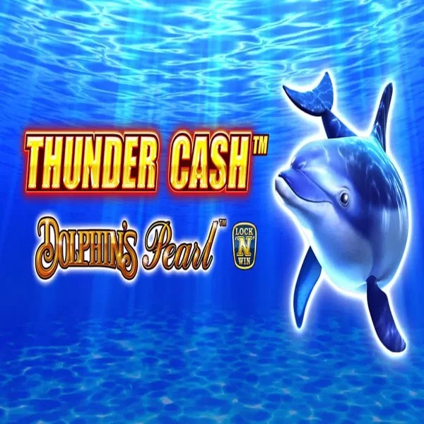 Official Slots logo: Thunder Cash Dolphins Pearl by Novomatic at Spinoloco Casino